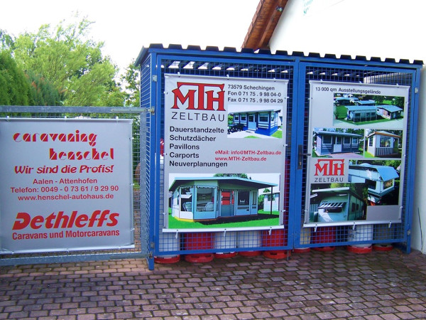 Gaslager am Campingplatz Sonneneck