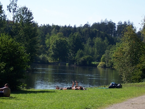 Ausblick am Haselbachsee