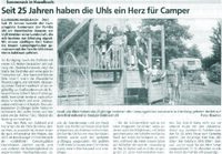 Seit 25 Jahren haben die Uhls ein Herz für Camper