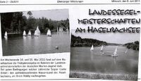 Landessegelmeisterschaften am Haselbachsee